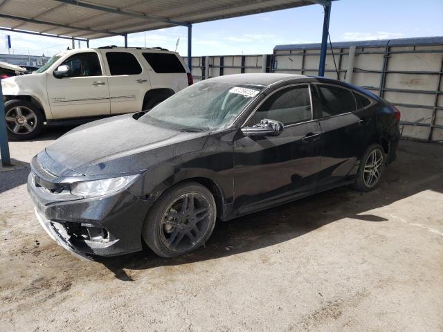 Photo 1 from auction – 2019 HONDA CIVIC LX with VIN 19XFC2F62KE019877