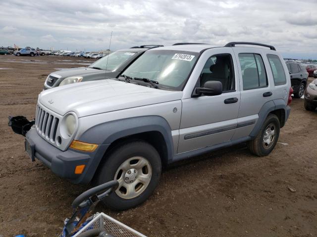 JEEP LIBERTY SP 2007 with VIN 1J4GL48K07W585926 - Photo from auction