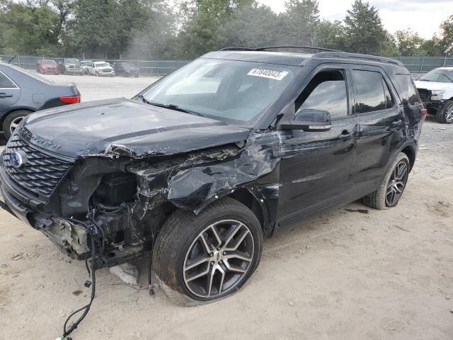 Photo 1 from auction – 2018 FORD EXPLORER S with VIN 1FM5K8GT4JGA53688