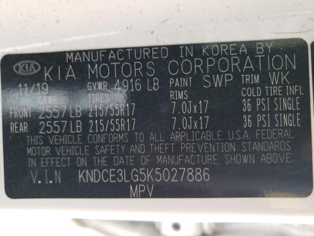 Photo 14 from auction – 2019 KIA NIRO EX PR with VIN KNDCE3LG5K5027886