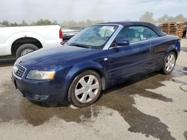 AUDI A4 1.8 CAB 2006 with VIN WAUAC48H76K006725 - Photo from auction