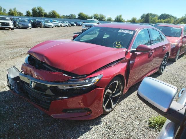 HONDA ACCORD SPO 2018 with VIN 1HGCV1F39JA001022 - Photo from auction