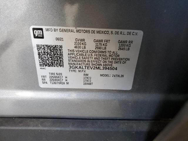 Photo 14 from auction – 2021 GMC TERRAIN SL with VIN 3GKALTEV2ML394504
