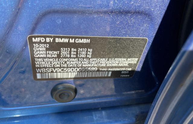 Photo 10 from auction – 2013 BMW M5 with VIN WBSFV9C59DD095589