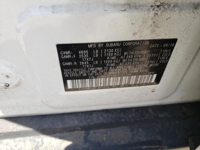 Photo 14 from auction – 2019 SUBARU OUTBACK 2. with VIN 4S4BSAFC6K3237194