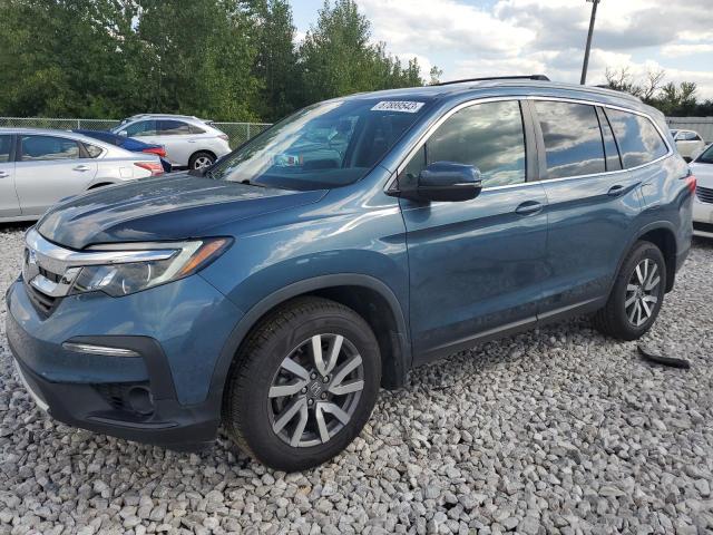 HONDA PILOT EX 2019 with VIN 5FNYF6H34KB020758 - Photo from auction