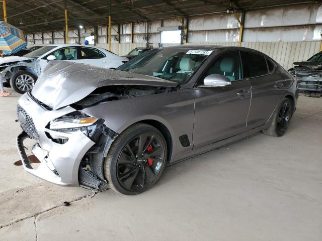 GENESIS G70 BASE 2022 with VIN KMTG54TEXNU097787 - Photo from auction