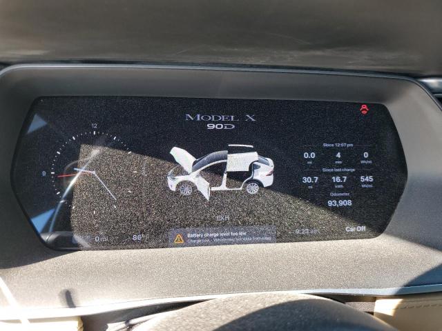 Photo 9 from auction – 2016 TESLA MODEL X with VIN 5YJXCBE29GF005298