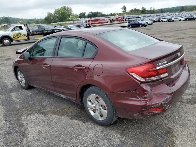 Photo 2 from auction – 2013 HONDA CIVIC LX with VIN 19XFB2F54DE022695