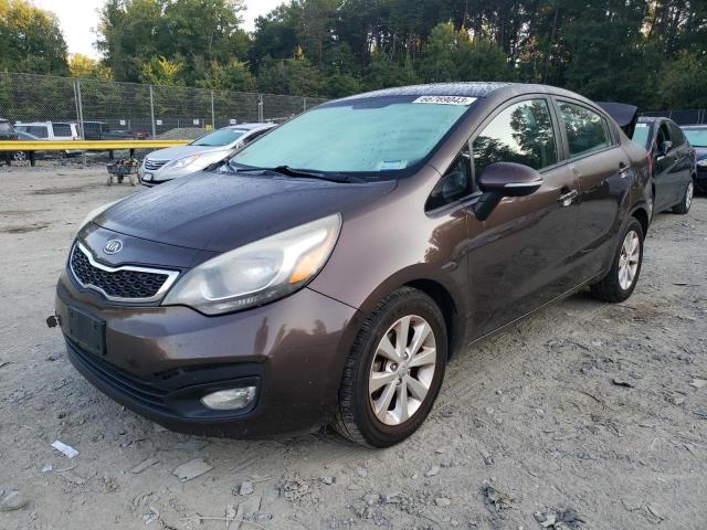 KIA RIO EX 2013 with VIN KNADN4A35D6117267 - Photo from auction