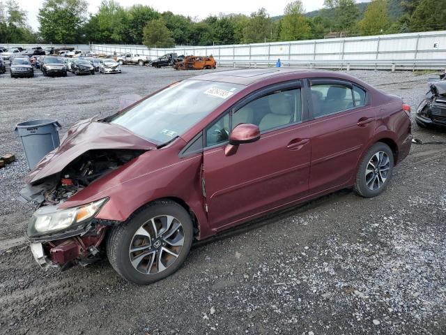 HONDA CIVIC EX 2013 with VIN 2HGFB2F86DH500213 - Photo from auction