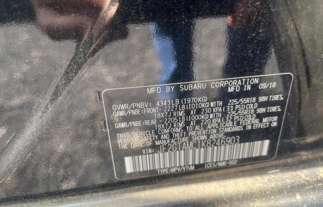 Photo 10 from auction – 2019 SUBARU CROSSTREK with VIN JF2GTAMC1K8246903