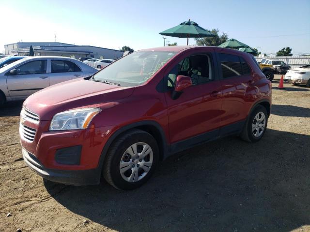 CHEVROLET TRAX LS 2015 with VIN KL7CJKSB5FB182163 - Photo from auction