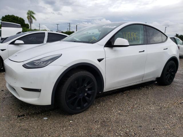 Zdjęcie 1 z aukcji – 2021 TESLA MODEL Y z VIN 5YJYGDEE0MF193672