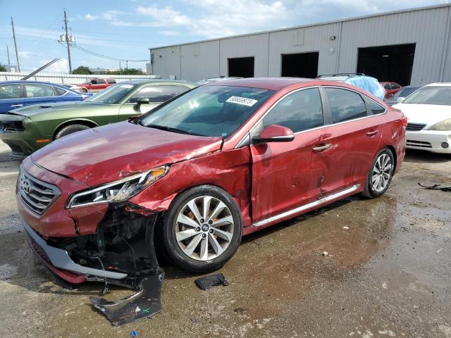 HYUNDAI SONATA SPO 2016 with VIN 5NPE34AF6GH318256 - Photo from auction
