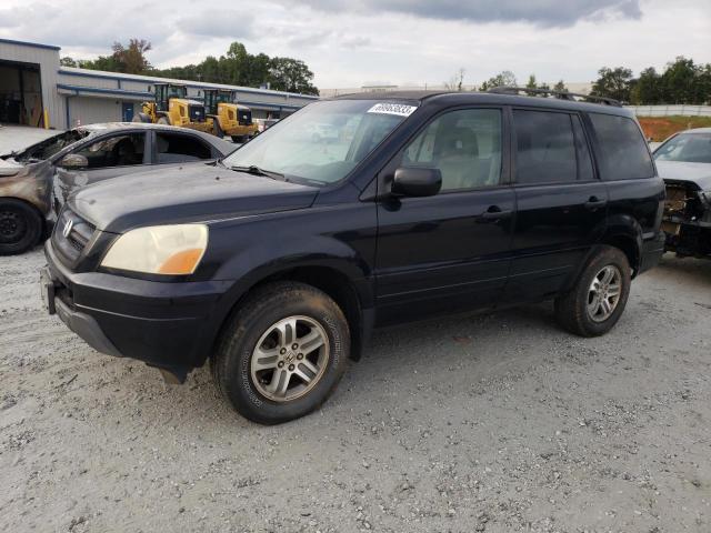 HONDA PILOT EXL 2004 with VIN 2HKYF18594H623097 - Photo from auction