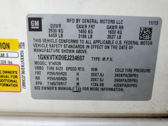Photo 14 from auction – 2014 GMC ACADIA DEN with VIN 1GKKVTKD9EJ234607