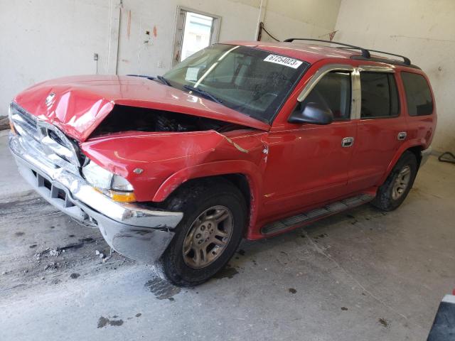 DODGE DURANGO SL 2003 with VIN 1D4HR48Z03F610763 - Photo from auction
