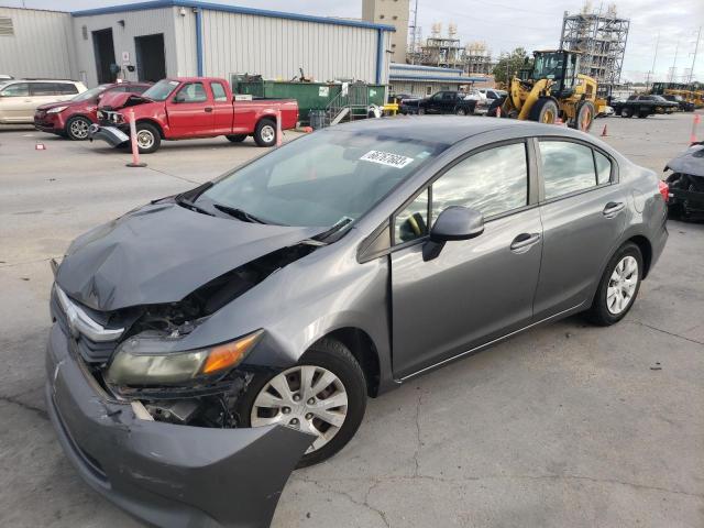 HONDA CIVIC LX 2012 with VIN 19XFB2F54CE087495 - Photo from auction