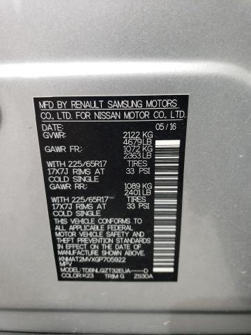 Photo 14 from auction – 2016 NISSAN ROGUE S with VIN KNMAT2MVXGP705922