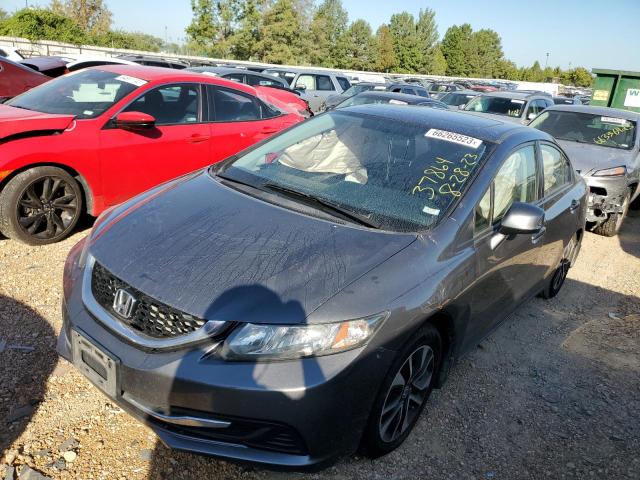 HONDA CIVIC EX 2013 with VIN 19XFB2F80DE031470 - Photo from auction