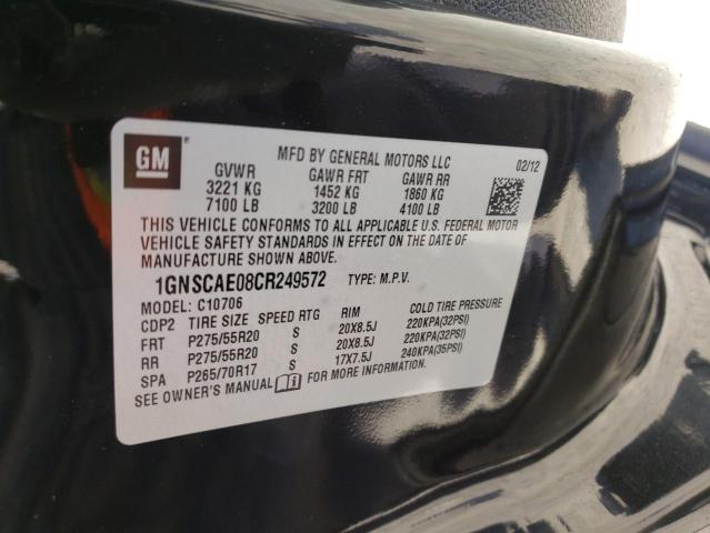 Photo 14 from auction – 2012 CHEVROLET TAHOE C150 with VIN 1GNSCAE08CR249572