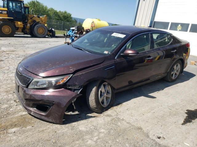 KIA OPTIMA LX 2014 with VIN 5XXGM4A77EG322629 - Photo from auction