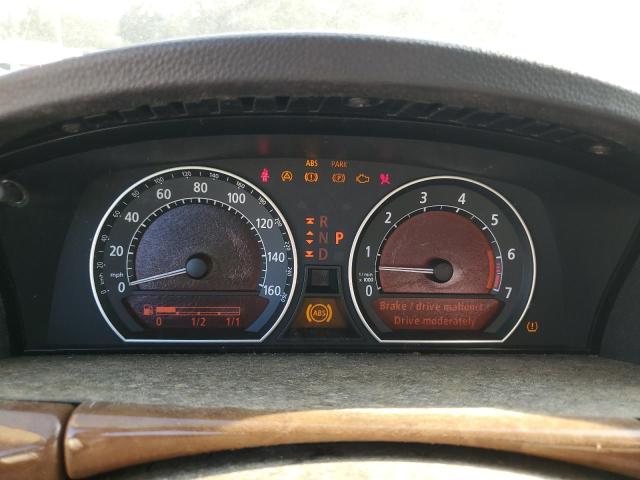 Photo 9 from auction – 2007 BMW 750 with VIN WBAHN83507DT70553