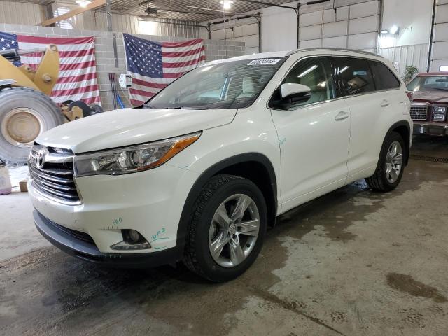 TOYOTA HIGHLANDER 2015 с VIN 5TDDKRFH0FS074201 - Снимка от търг