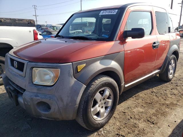 HONDA ELEMENT EX 2003 with VIN 5J6YH18583L010449 - Photo from auction