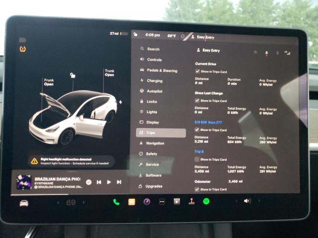 Photo 9 from auction – 2023 TESLA MODEL Y with VIN 7SAYGDEE5PF759820