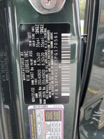 Photo 14 from auction – 2023 KIA SORENTO EX with VIN 5XYRHDLF5PG170561