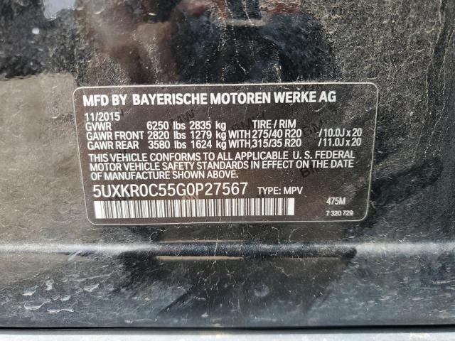 Photo 14 from auction – 2016 BMW X5 XDRIVE3 with VIN 5UXKR0C55G0P27567