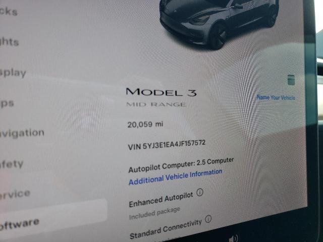 Photo 9 from auction – 2018 TESLA MODEL 3 with VIN 5YJ3E1EA4JF157572