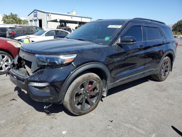 FORD EXPLORER S 2022 with VIN 1FM5K8GC4NGA06053 - Photo from auction