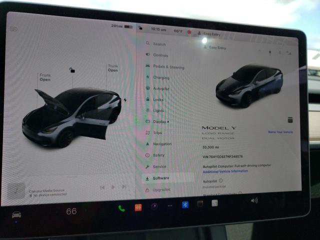 Photo 9 from auction – 2022 TESLA MODEL Y with VIN 7SAYGDEE7NF348576