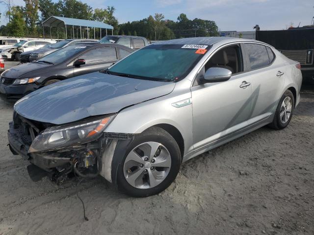 KIA OPTIMA HYB 2015 with VIN KNAGM4AD1F5082230 - Photo from auction