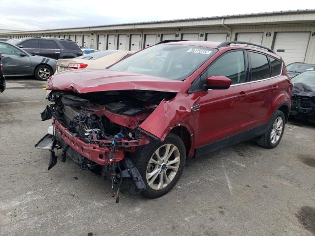 FORD ESCAPE SE 2018 with VIN 1FMCU9GD4JUC26045 - Photo from auction