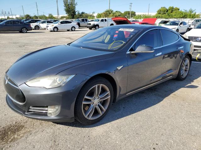 TESLA MODEL S 85 2015 with VIN 5YJSA1H13FFP73659 - Photo from auction