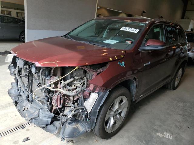 TOYOTA HIGHLANDER 2016 с VIN 5TDDCRFH5GS014722 - Снимка от търг