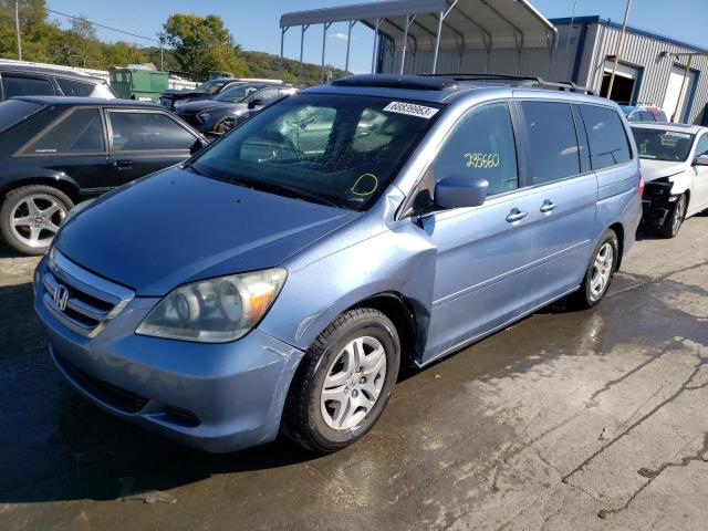 HONDA ODYSSEY EX 2007 with VIN 5FNRL387X7B092053 - Photo from auction
