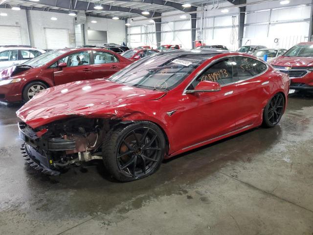 TESLA MODEL S 2018 with VIN 5YJSA1E23JF270820 - Photo from auction