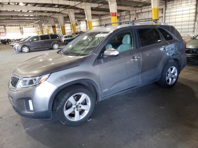 KIA SORENTO LX 2014 with VIN 5XYKTDA73EG461889 - Photo from auction