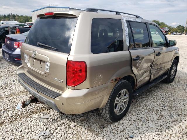Photo 3 from auction – 2005 HONDA PILOT EXL with VIN 5FNYF18645B017487