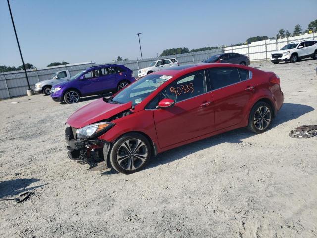 KIA FORTE EX 2014 with VIN KNAFZ4A82E5198213 - Photo from auction