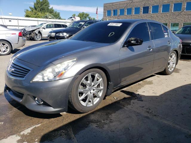 INFINITI G37 2012 with VIN JN1CV6ARXCM674834 - Photo from auction