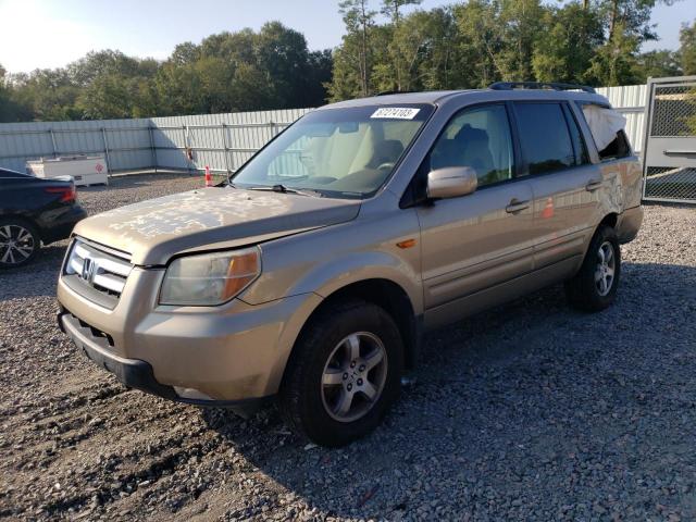HONDA PILOT EX 2007 with VIN 2HKYF18427H521474 - Photo from auction