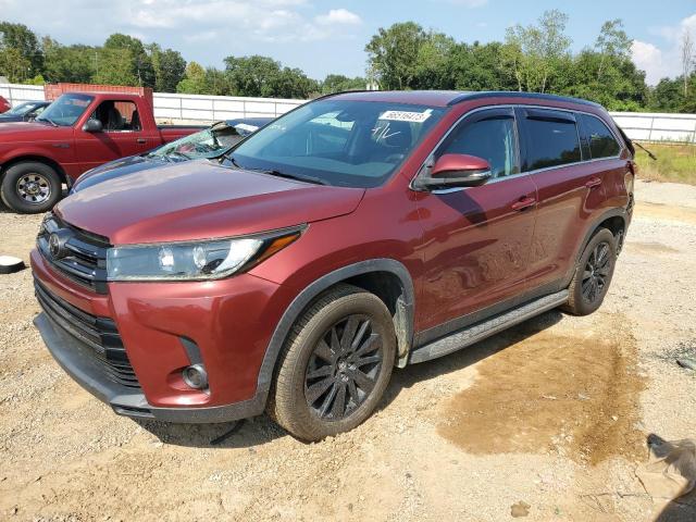 Photo 1 from auction – 2019 TOYOTA HIGHLANDER with VIN 5TDKZRFH6KS323145