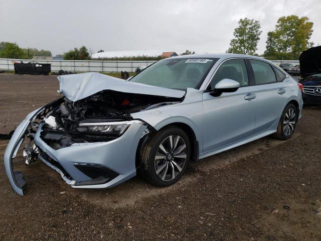 HONDA CIVIC EX 2022 with VIN 2HGFE1F78NH326641 - Photo from auction