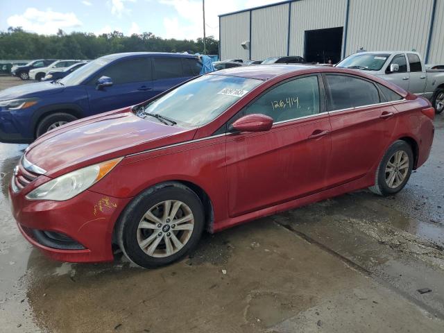Photo 1 from auction – 2014 HYUNDAI SONATA GLS with VIN 5NPEB4AC6EH847227
